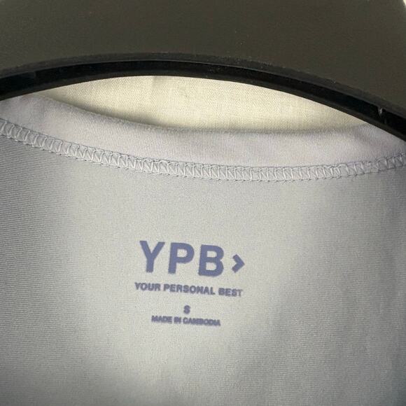 YPB Your Personal Best Snap Front Cropped Yoga Athletic Tank top NWT Small - Picture 2 of 5
